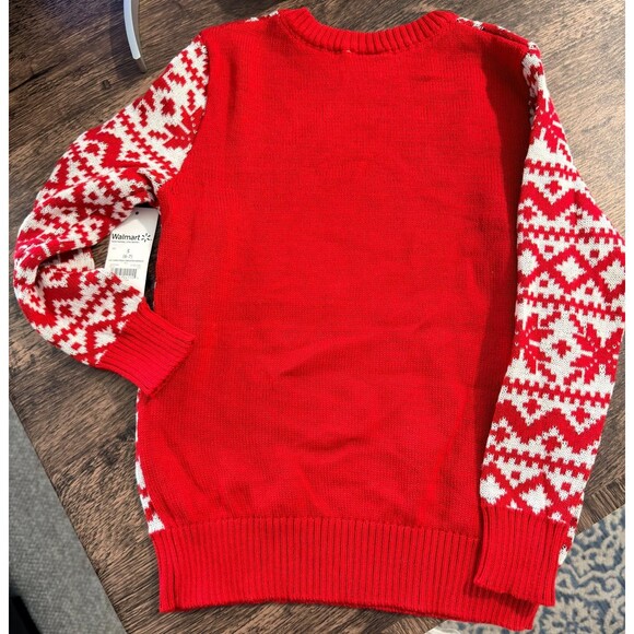 Dr. Seuss Grinch Christmas Holiday Sweater Pullover Size S 6/7 - Picture 5 of 5